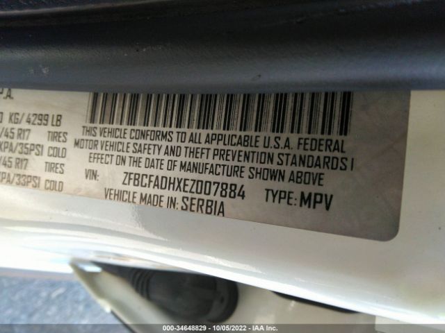 ZFBCFADHXEZ007884 Fiat 500L