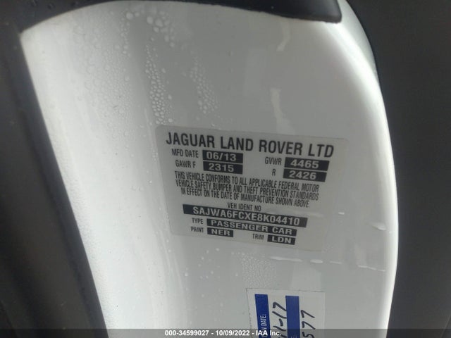 2014 Jaguar F-TYPE, VIN: SAJWA6FCXE8K04410