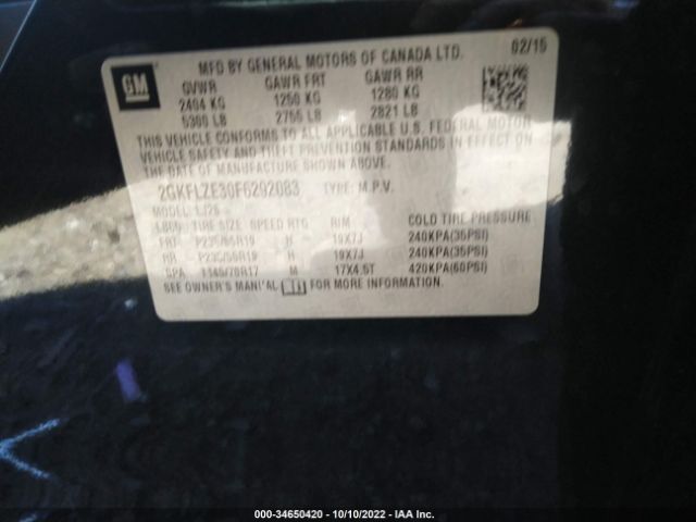 2GKFLZE30F6292083 GMC Terrain Denali