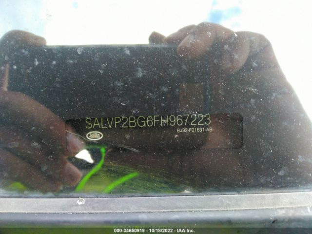 SALVP2BG6FH967223 Land Rover RANGE ROVER EVOQUE