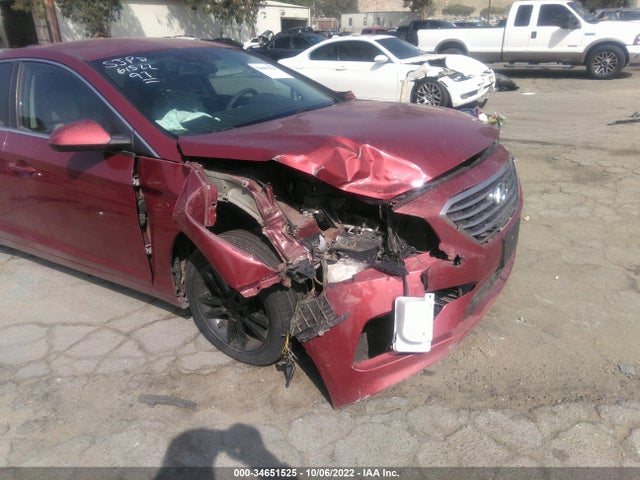 2016 HYUNDAI SONATA 2.4L SE VIN: 5NPE24AF4GH356247