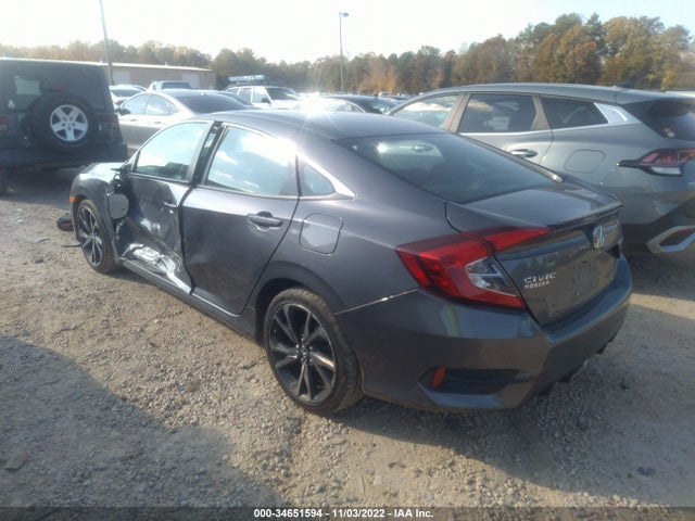 2020 HONDA CIVIC SEDAN SPORT VIN: 2HGFC2F83LH507776