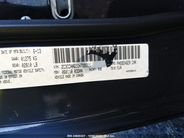 Chrysler 300 2013 2C3CCAAG1DH728311 Image 9