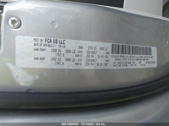2C4RC1EG1HR616480 Chrysler Pacifica Touring-l Plus