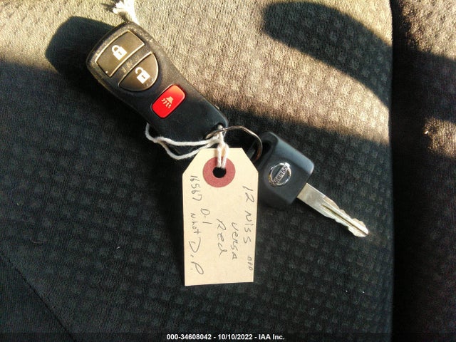 2012 NISSAN VERSA S VIN: 3N1BC1CP7CL369575