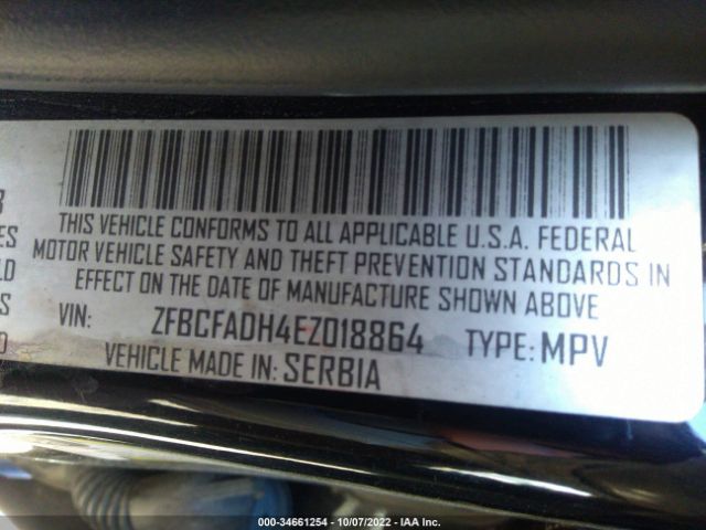 ZFBCFADH4EZ018864 Fiat 500L