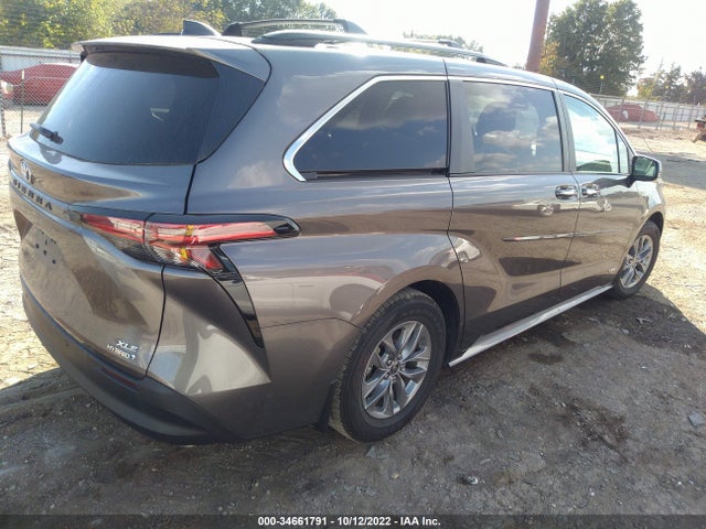 2021 TOYOTA SIENNA XLE VIN: 5TDYRKEC6MS071956
