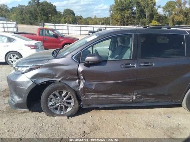 2021 TOYOTA SIENNA XLE VIN: 5TDYRKEC6MS071956