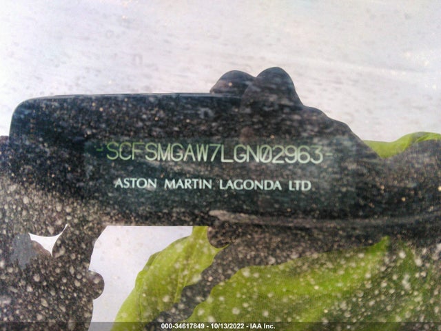 2020 Aston Martin Vantage, VIN: SCFSMGAW7LGN02963