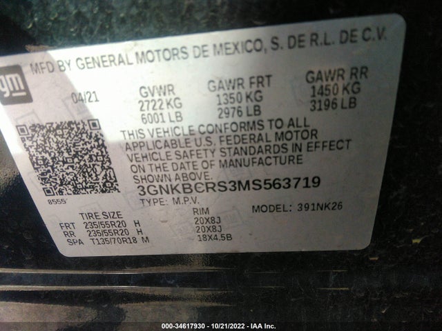 Chevrolet Blazer Lt 2021 3GNKBCRS3MS563719 Image 9