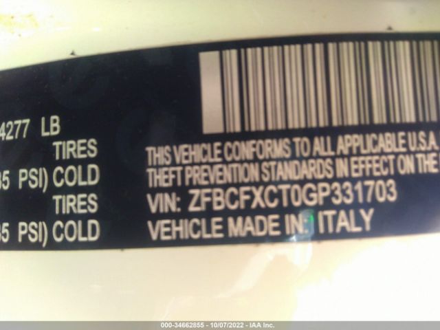ZFBCFXCT0GP331703 Fiat 500X