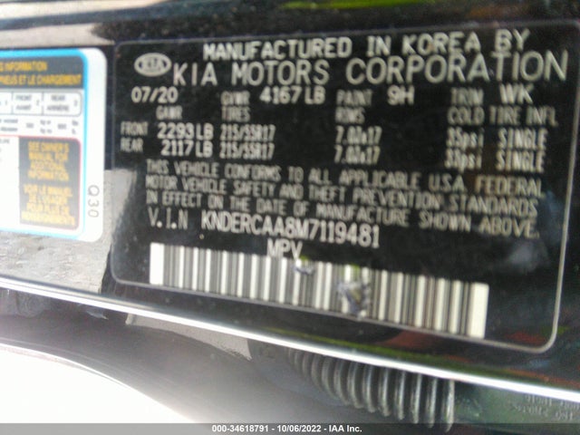 2021 Kia Seltos, VIN: KNDERCAA8M7119481