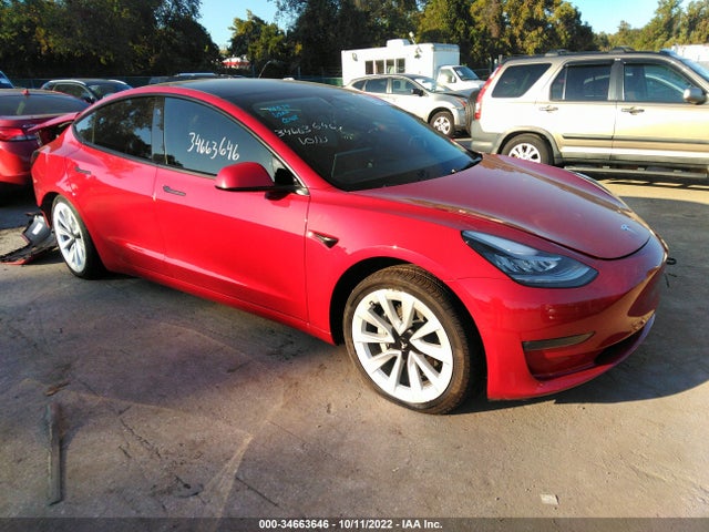 Tesla MODEL 3 2022 5YJ3E1EB6NF244436 main image