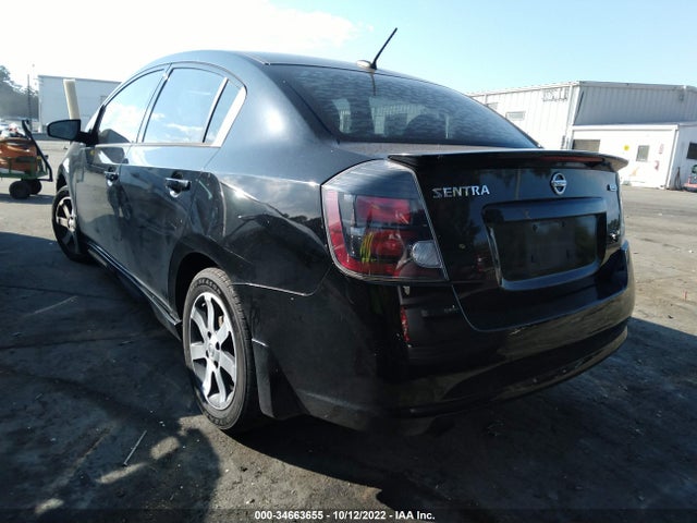 2012 NISSAN SENTRA 2.0 SR VIN: 3N1AB6AP3CL747390
