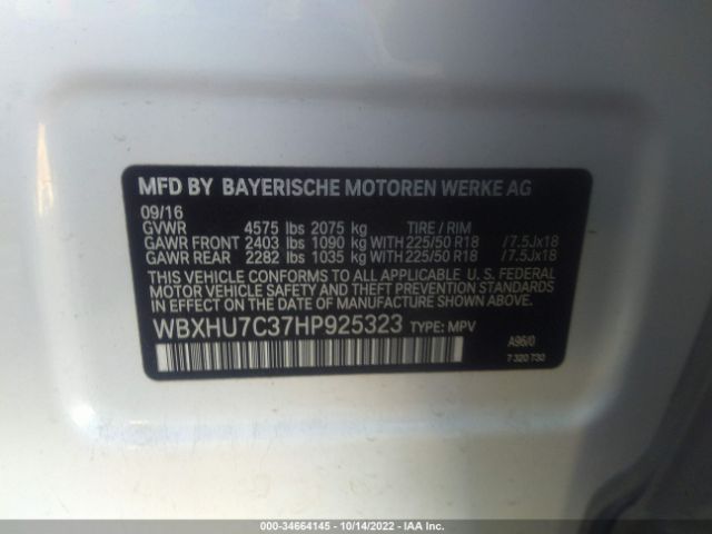 WBXHU7C37HP925323 BMW X1 Sdrive28i