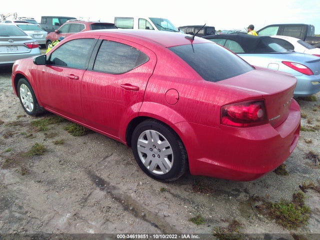 2012 DODGE AVENGER SE VIN: 1C3CDZAB0CN209367