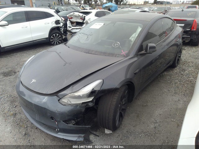 Tesla MODEL 3 2021 5YJ3E1ECXMF072922 Image 2