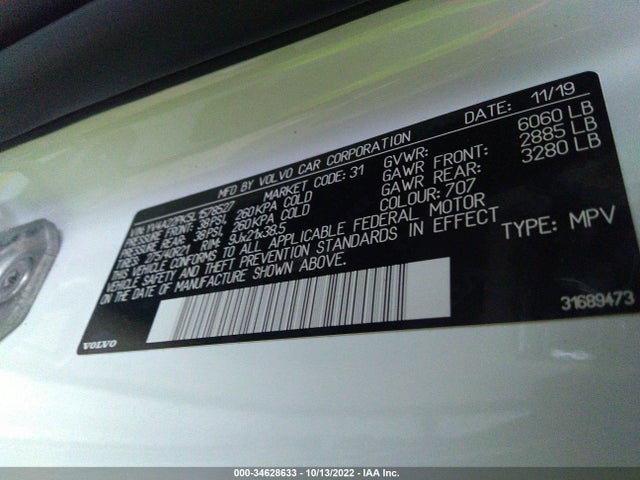 Volvo Xc90 Momentum 2020 YV4A22PK5L1578527 Image 10