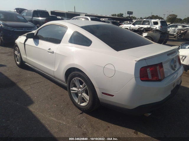 2012 FORD MUSTANG V6 VIN: 1ZVBP8AM5C5200431
