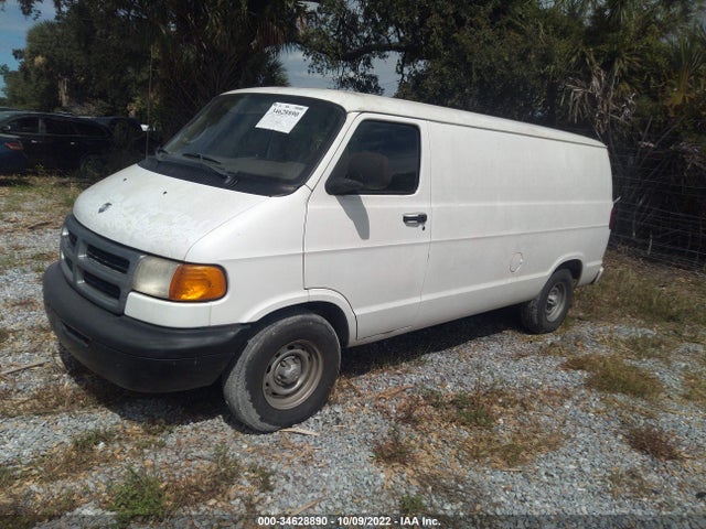 2002 DODGE RAM VAN VIN: 2B7HB11YX2K122230