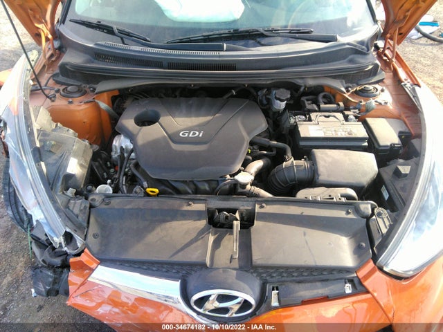 2012 HYUNDAI VELOSTER W/BLACK INT VIN: KMHTC6AD0CU035915