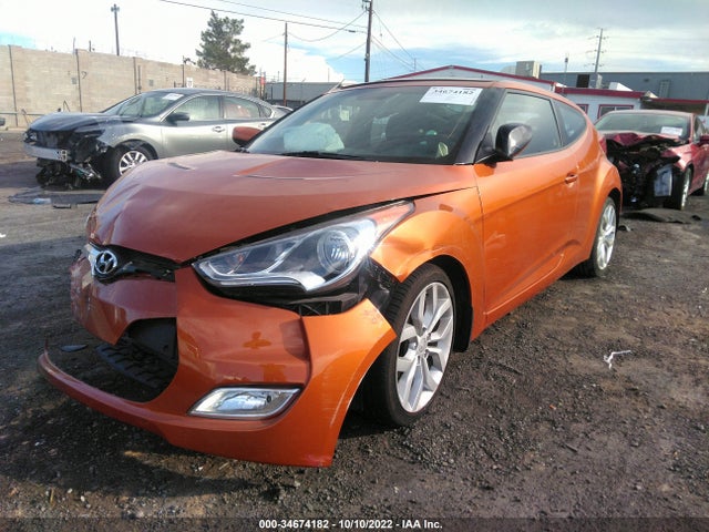 2012 HYUNDAI VELOSTER W/BLACK INT VIN: KMHTC6AD0CU035915