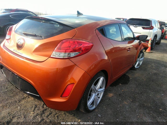 2012 HYUNDAI VELOSTER W/BLACK INT VIN: KMHTC6AD0CU035915