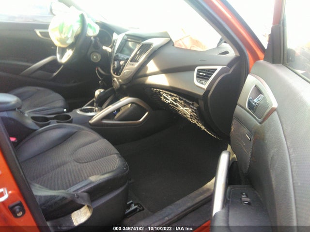 2012 HYUNDAI VELOSTER W/BLACK INT VIN: KMHTC6AD0CU035915