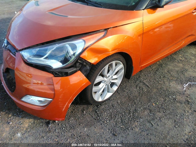 2012 HYUNDAI VELOSTER W/BLACK INT VIN: KMHTC6AD0CU035915