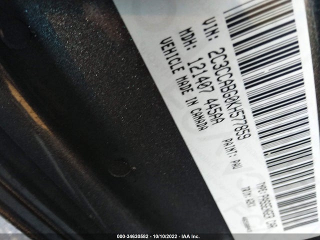 2019 CHRYSLER 300 300S VIN: 2C3CCABG0KH577859