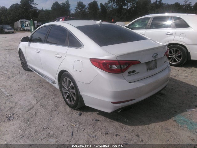 2015 HYUNDAI SONATA 2.4L SPORT VIN: 5NPE34AF0FH037651