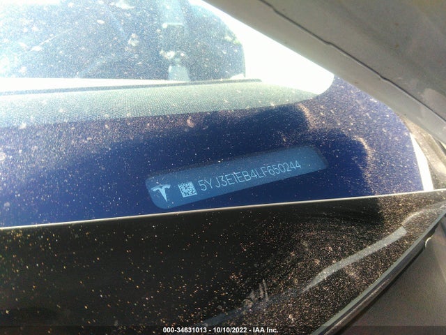 Tesla Model 3 Long Range 2020 5YJ3E1EB4LF650244 Image 10