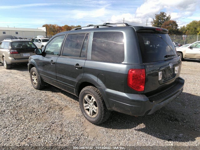 2005 HONDA PILOT EX-L WITH RES VIN: 5FNYF18605B063446