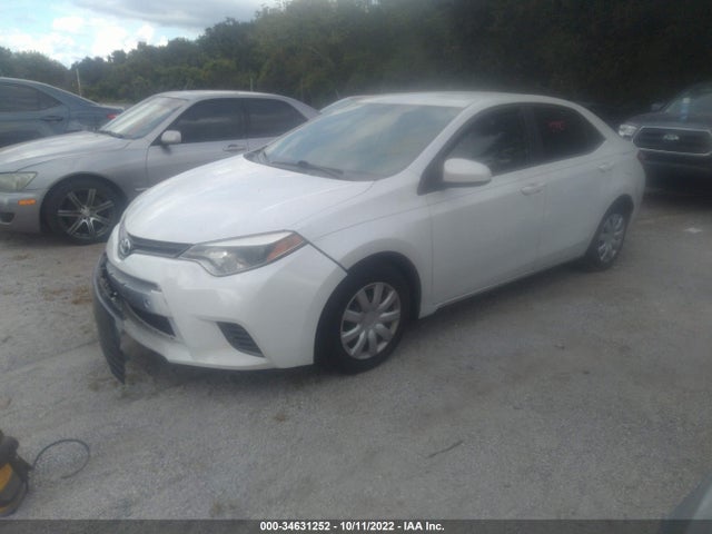 2016 TOYOTA COROLLA LE ECO VIN: 5YFBPRHEXGP504595