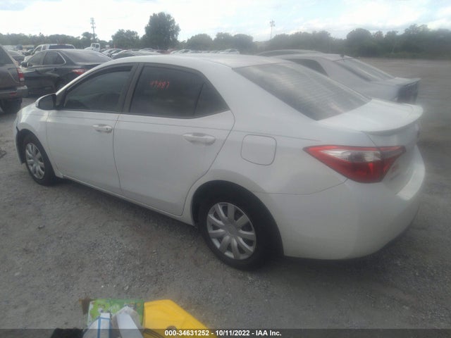 2016 TOYOTA COROLLA LE ECO VIN: 5YFBPRHEXGP504595