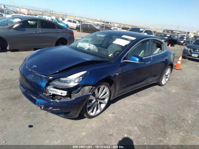2018 TESLA MODEL 3 LONG RANGE VIN: 5YJ3E1EB4JF080971