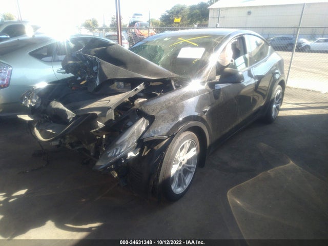 2021 TESLA MODEL Y LONG RANGE VIN: 5YJYGDEE3MF209184