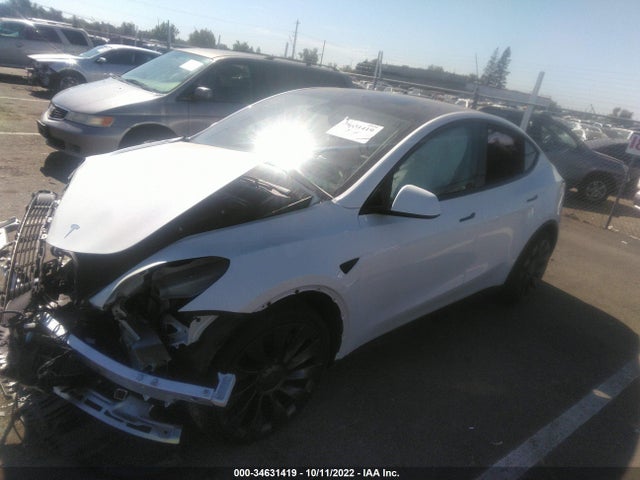 Tesla Model Y Performance 2022 7SAYGDEF2NF492948 Image 2