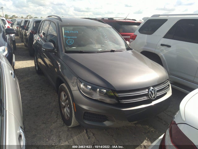 2016 VOLKSWAGEN TIGUAN S VIN: WVGAV7AX6GW606366