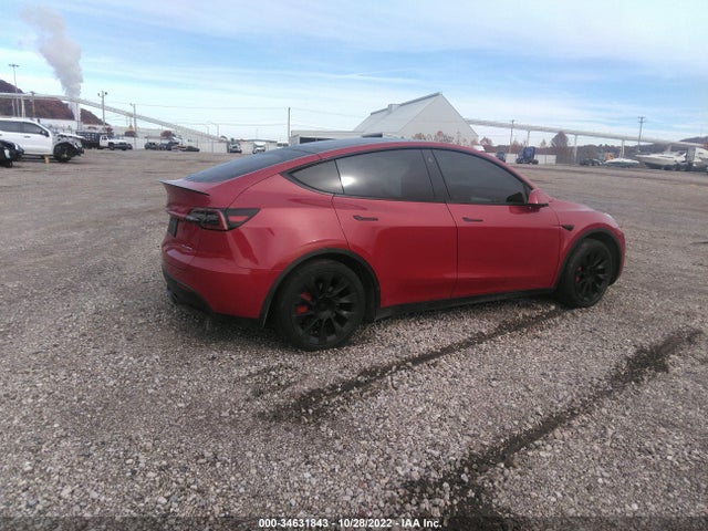 2022 TESLA MODEL Y LONG RANGE VIN: 7SAYGAEEXNF344049