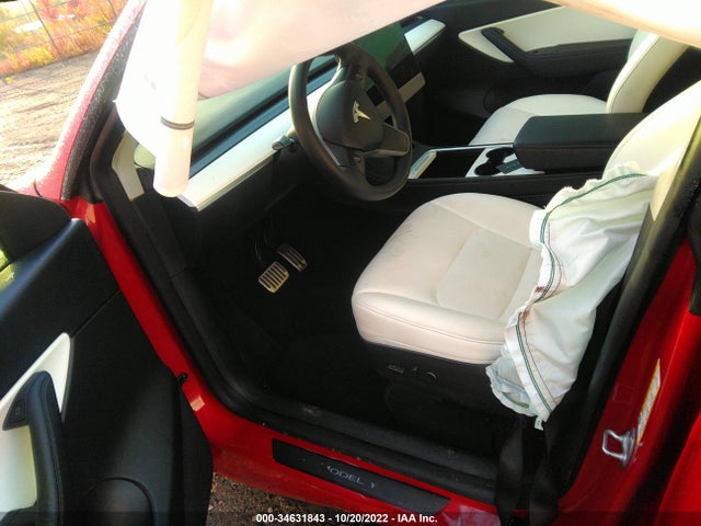 2022 TESLA MODEL Y LONG RANGE VIN: 7SAYGAEEXNF344049