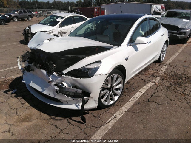 Tesla Model 3 Long Range 2018 5YJ3E1EB1JF147493 Image 2