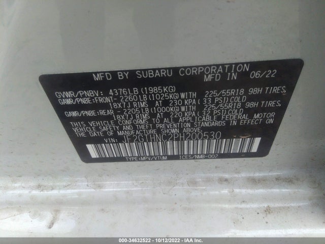 2023 Subaru Crosstrek, VIN: JF2GTHNC2PH200530