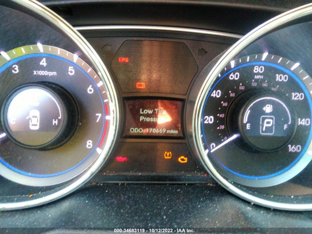 2011 HYUNDAI SONATA GLS VIN: 5NPEB4AC3BH089715
