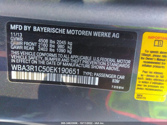 WBA3R1C50EK190651 BMW 4 Series 435i