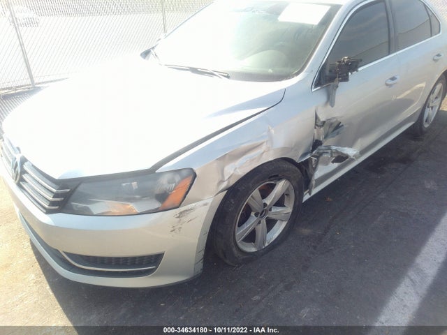 2012 VOLKSWAGEN PASSAT SE VIN: 1VWBP7A34CC034142