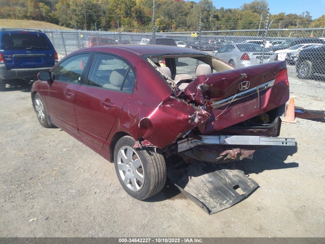 2010 HONDA CIVIC SDN LX VIN: 19XFA1F55AE008247
