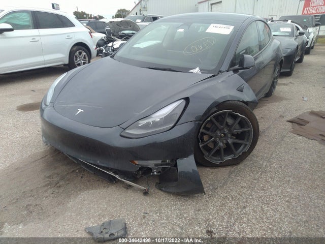 Tesla Model 3 Long Range 2022 5YJ3E1EB3NF332232 Image 2
