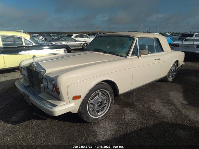 1987 ROLLS-ROYCE CORNICHE II VIN: SCAZD42A1HCX16514