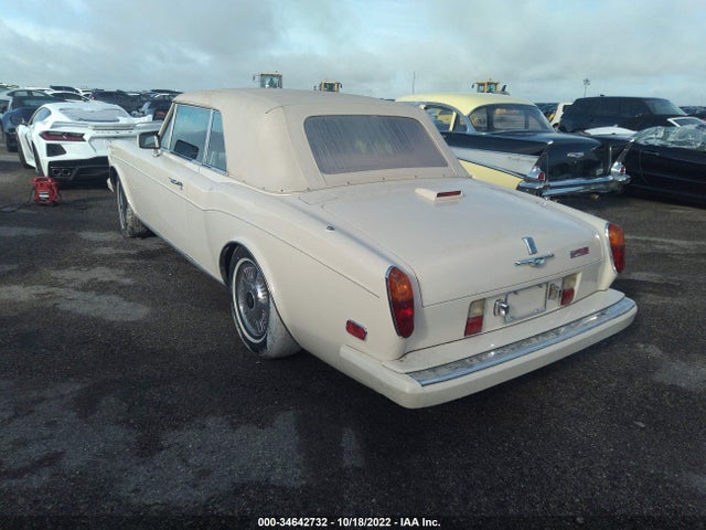 1987 ROLLS-ROYCE CORNICHE II VIN: SCAZD42A1HCX16514